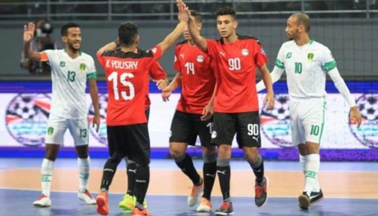 موعد مباراه مصر والمغرب لكره الصالات