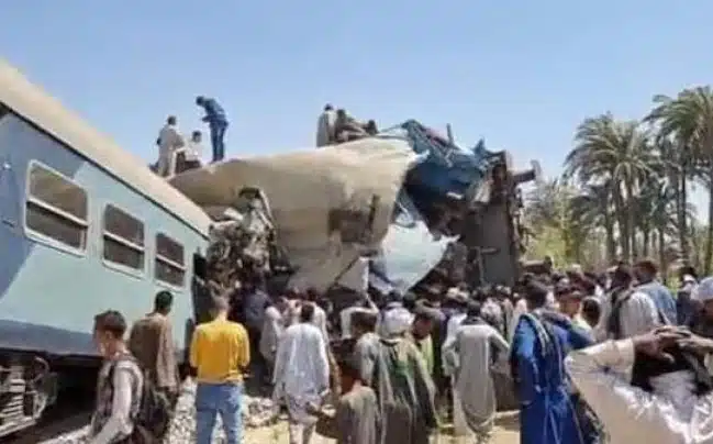 حادث قطار طهطا
