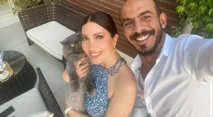 نسرين طافش وزوجها