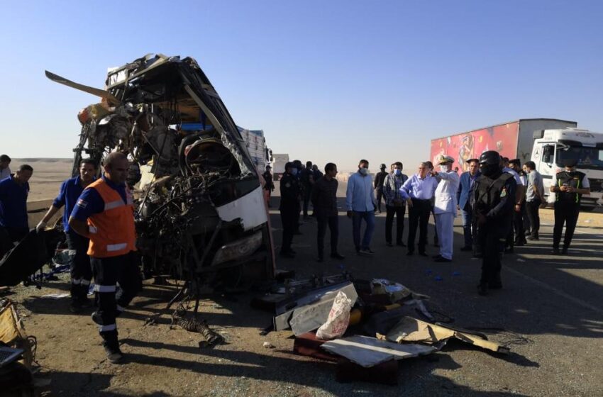 حادث اتوبيس المنيا