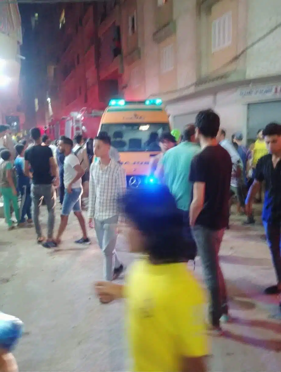 حريق الهانوفيل الاسكندرية