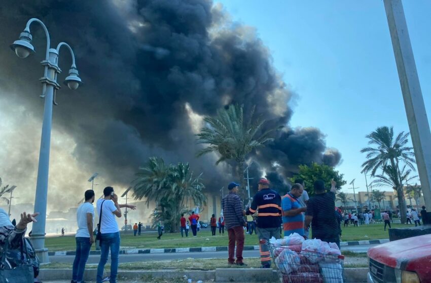 سبب حريق كارفور الاسكندرية اليوم