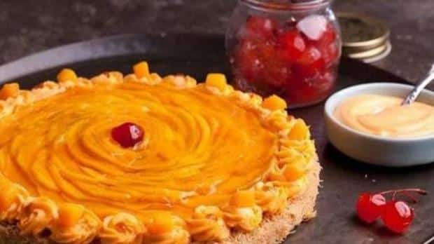 طريقه عمل الكنافه بالمانجو بدون كريمة