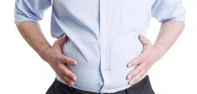 علاج انتفاخ البطن في المنزل
