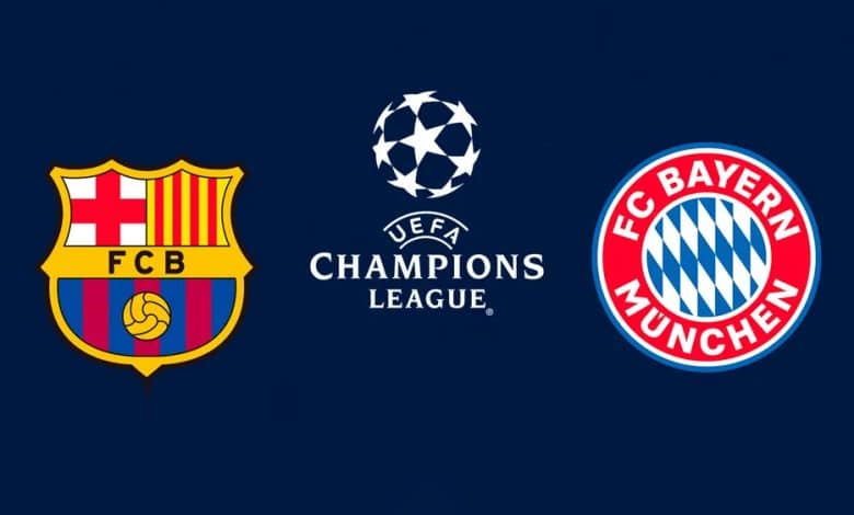 معلق مباراه برشلونه وبايرن ميونخ