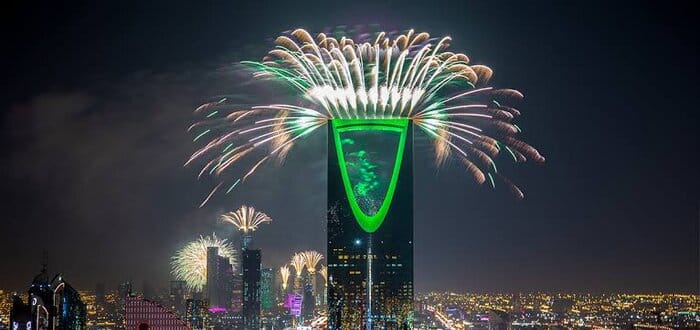 أماكن عروض الألعاب النارية راس السنة 2023 في الرياض