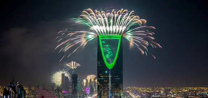 أماكن عروض الألعاب النارية راس السنة 2023 في الرياض