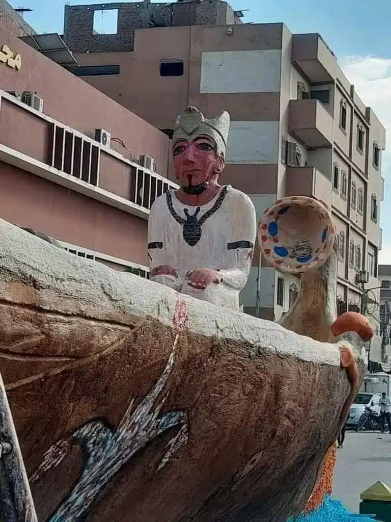 تمثال ابو تيج في اسيوط