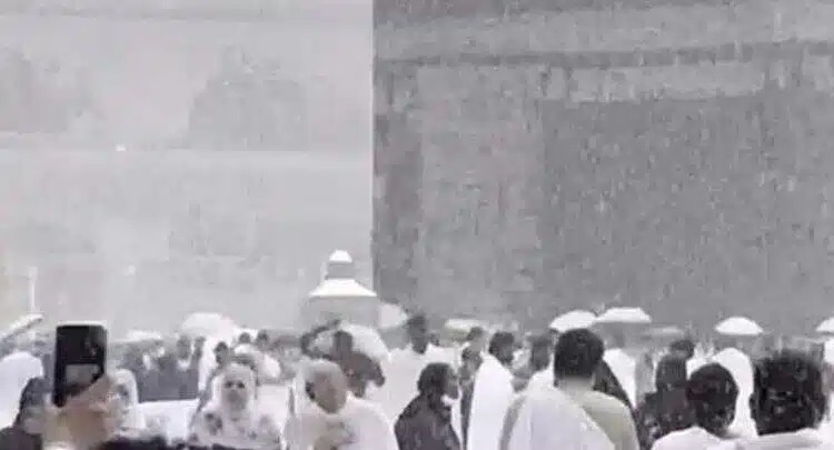 فيديو ثلوج الحرم المكي