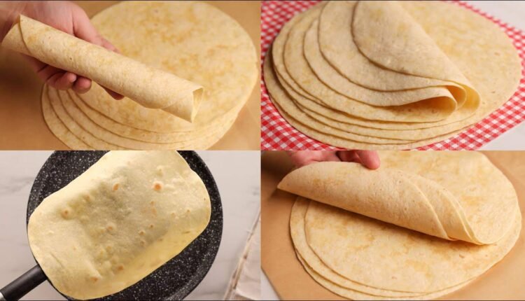 طريقة عمل عيش التورتيلا