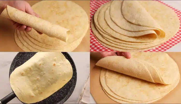 طريقة عمل عيش التورتيلا